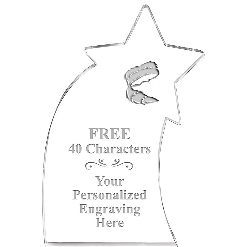 8" SHOOTING STAR ACRYLIC