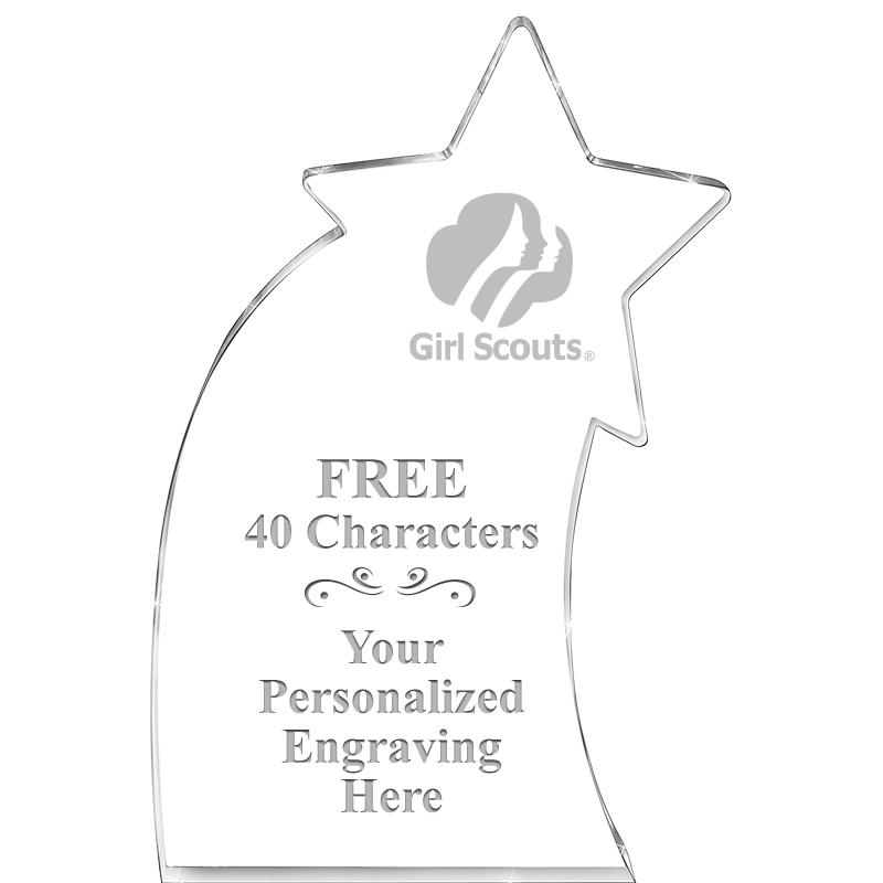 8" SHOOTING STAR ACRYLIC