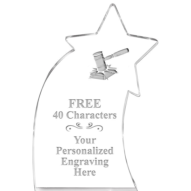 8" SHOOTING STAR ACRYLIC