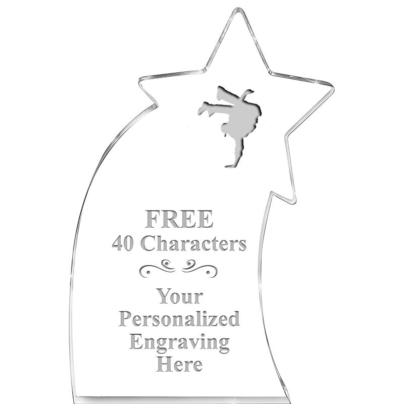 8" SHOOTING STAR ACRYLIC