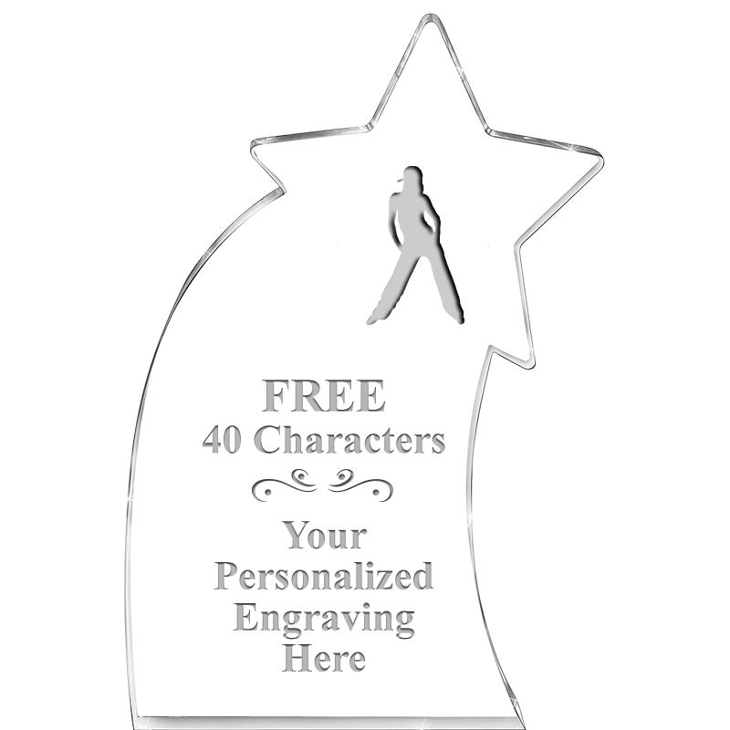 8" SHOOTING STAR ACRYLIC