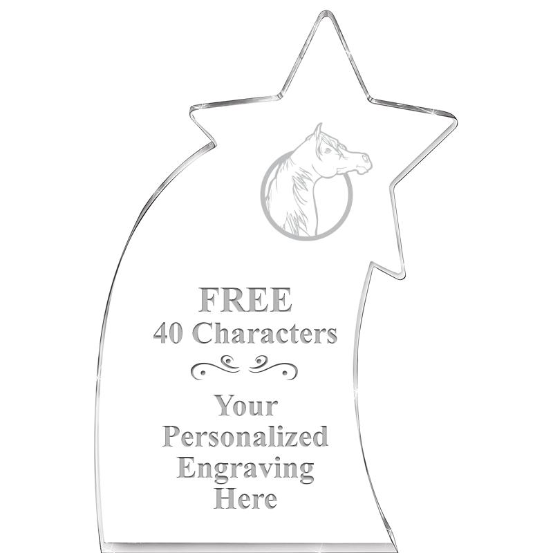 8" SHOOTING STAR ACRYLIC