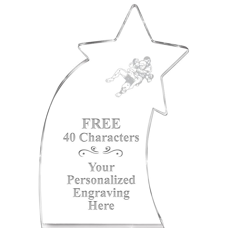 8" SHOOTING STAR ACRYLIC