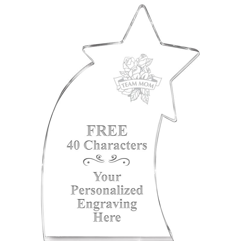 8" SHOOTING STAR ACRYLIC