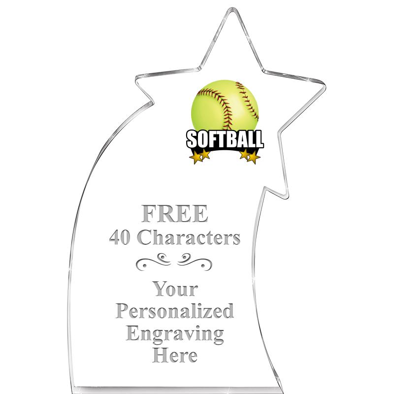 8" SHOOTING STAR ACRYLIC