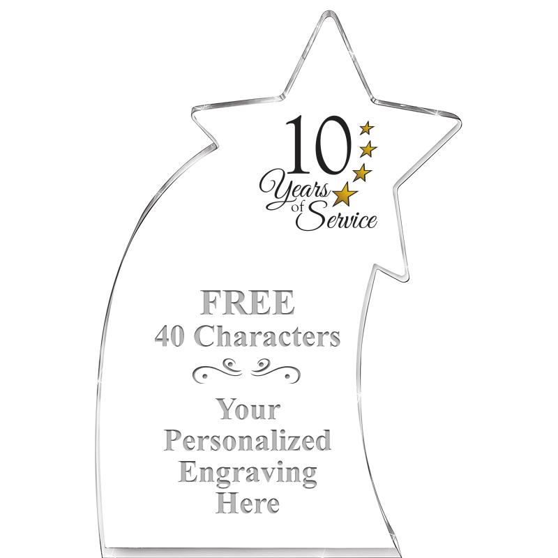 8" SHOOTING STAR ACRYLIC