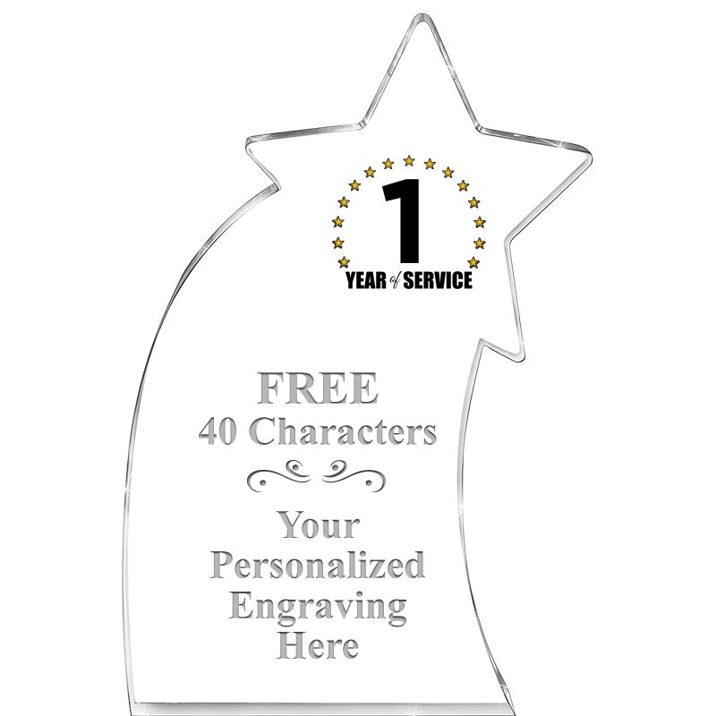 8" SHOOTING STAR ACRYLIC