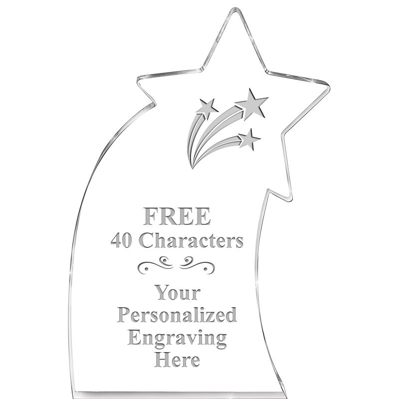 8" SHOOTING STAR ACRYLIC