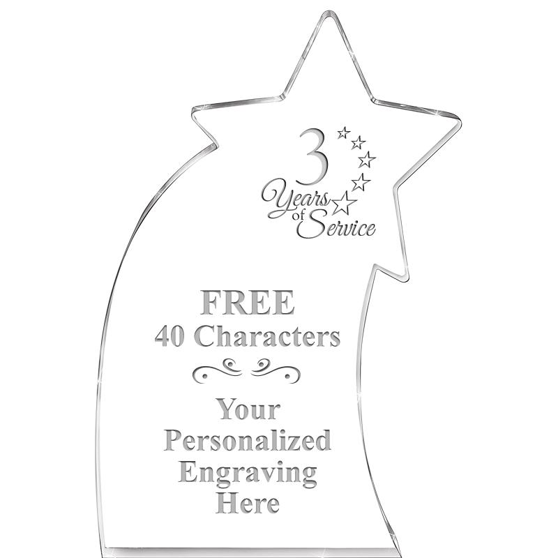 8" SHOOTING STAR ACRYLIC