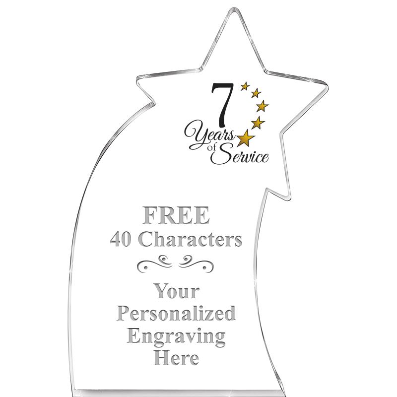 8" SHOOTING STAR ACRYLIC