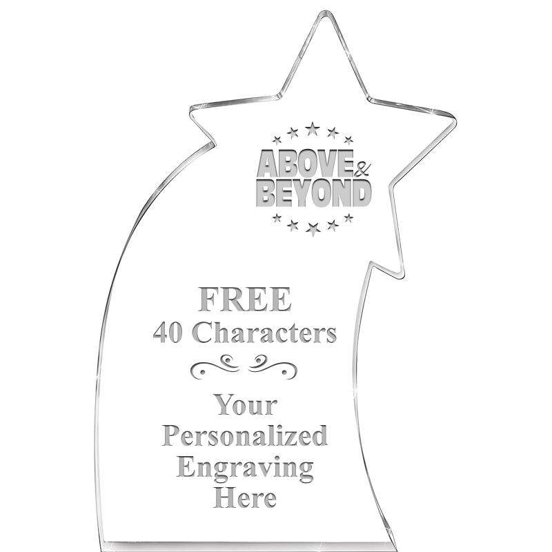 8" SHOOTING STAR ACRYLIC