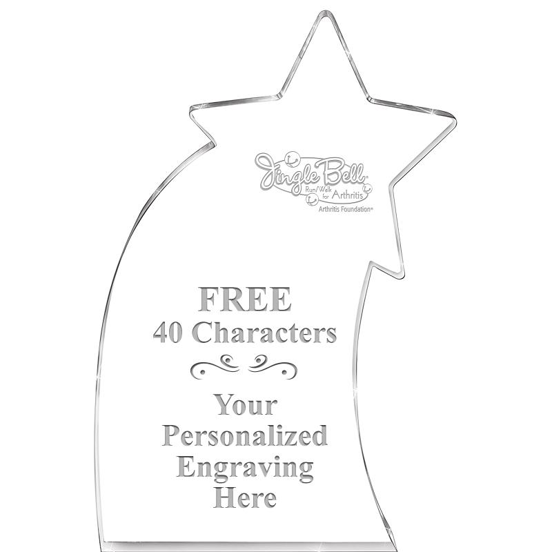 8" SHOOTING STAR ACRYLIC