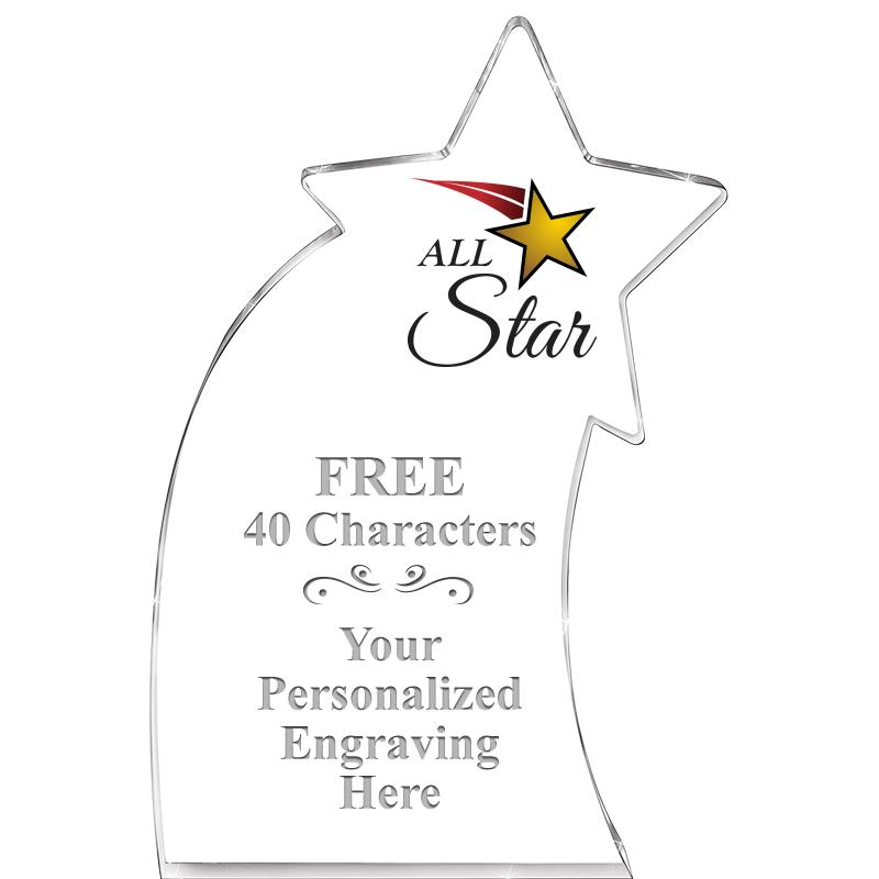 8" SHOOTING STAR ACRYLIC