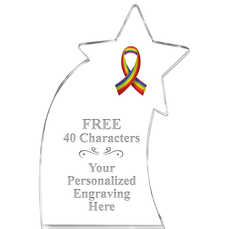 8" SHOOTING STAR ACRYLIC