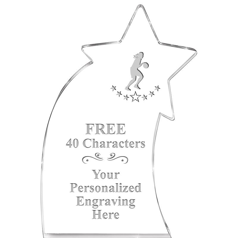 8" SHOOTING STAR ACRYLIC