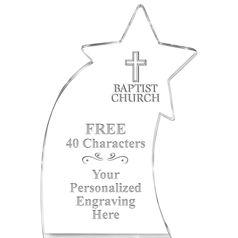 8" SHOOTING STAR ACRYLIC