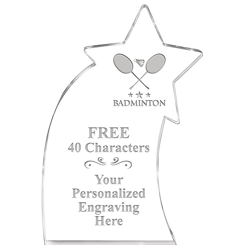 8" SHOOTING STAR ACRYLIC