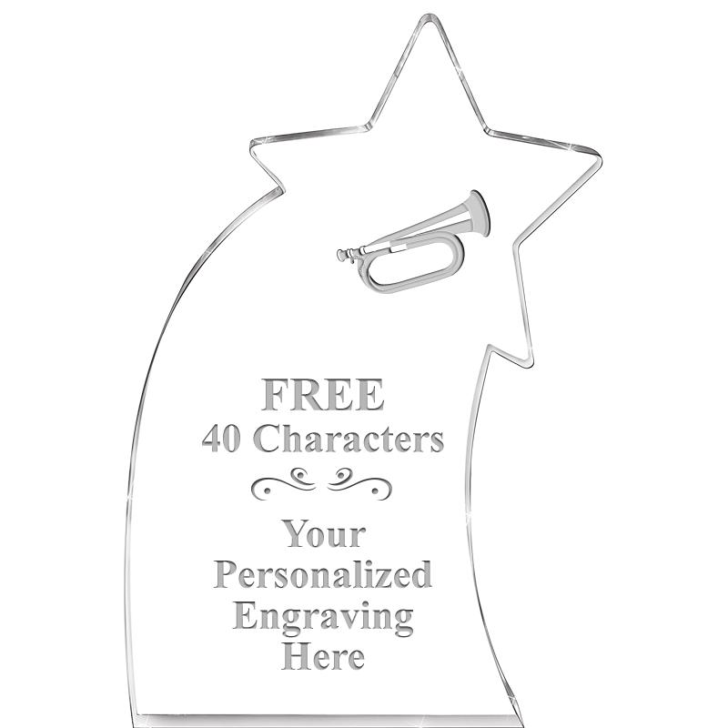 8" SHOOTING STAR ACRYLIC