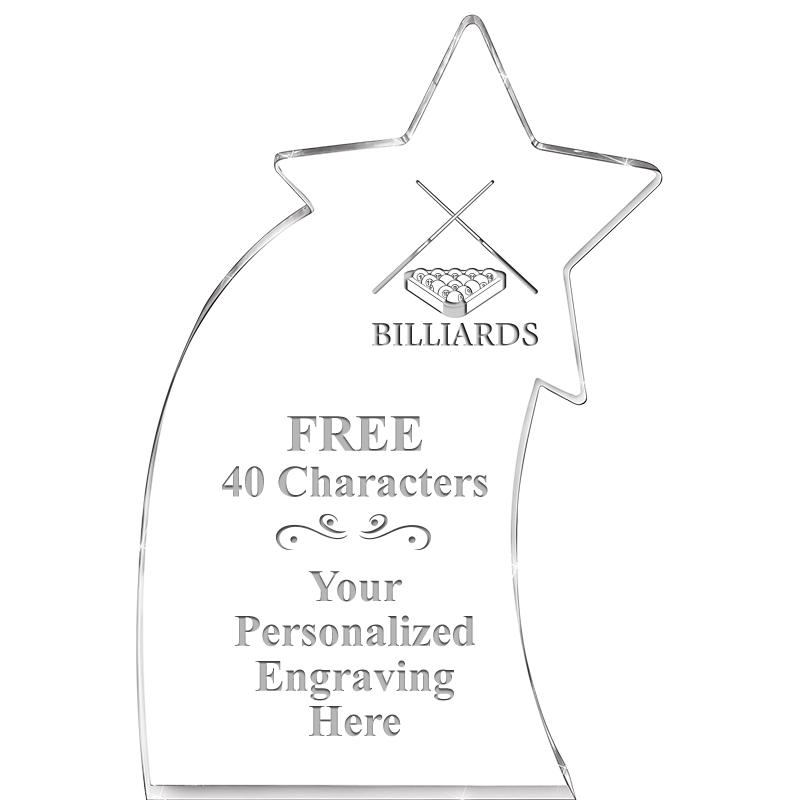 8" SHOOTING STAR ACRYLIC