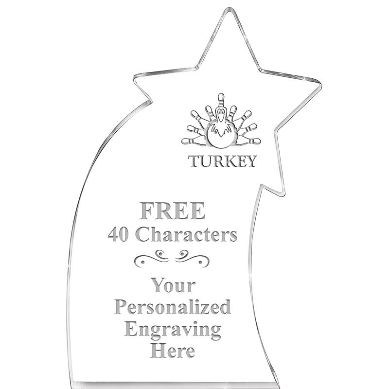 8" SHOOTING STAR ACRYLIC