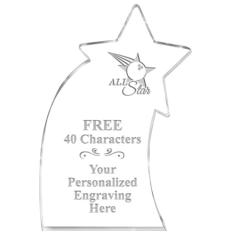 8" SHOOTING STAR ACRYLIC