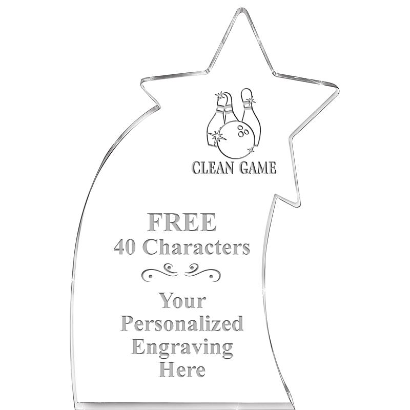 8" SHOOTING STAR ACRYLIC