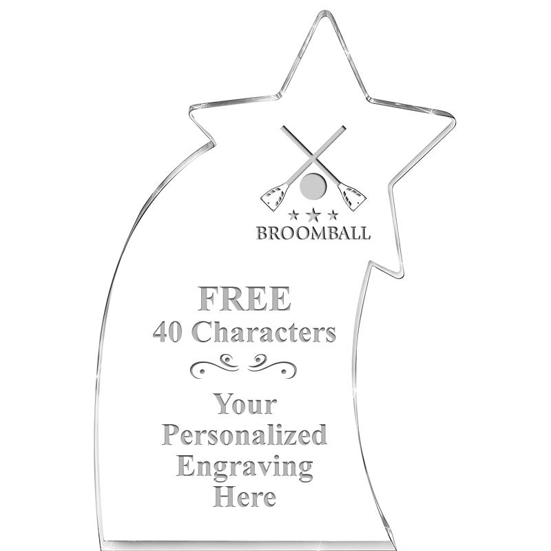 8" SHOOTING STAR ACRYLIC