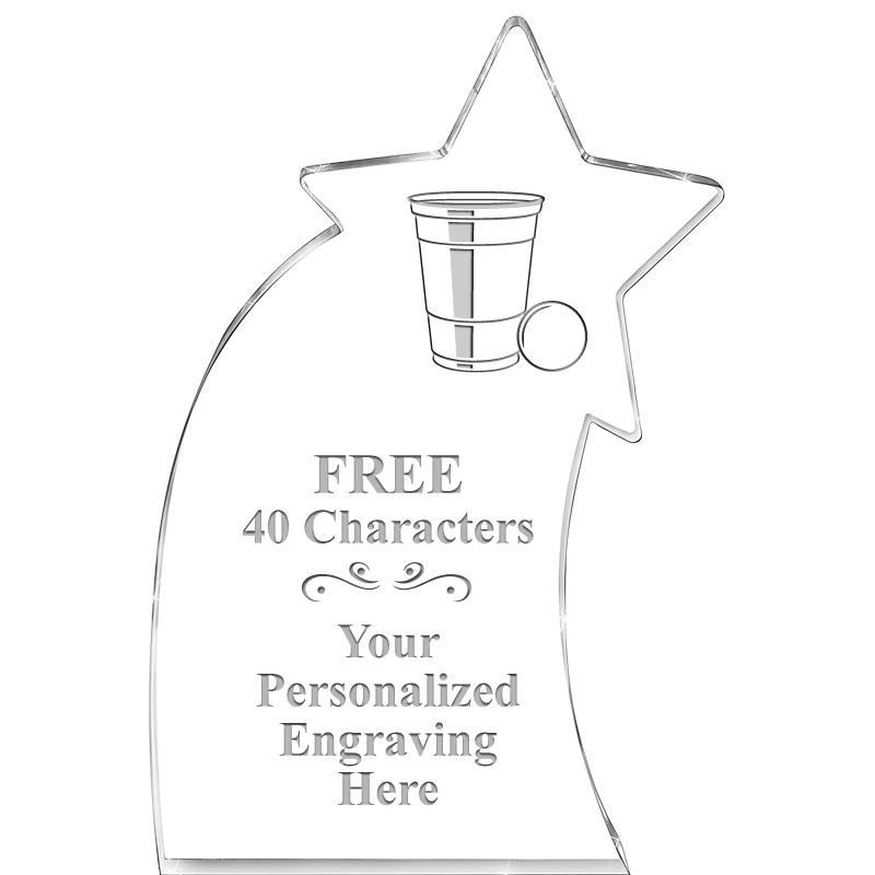 8" SHOOTING STAR ACRYLIC