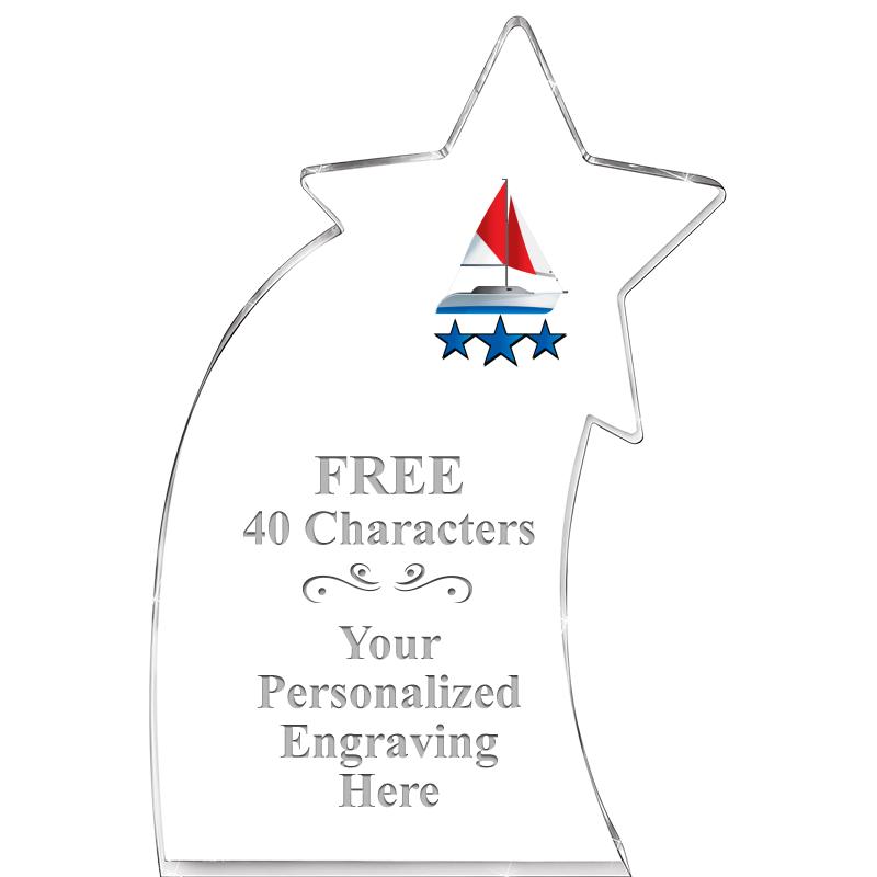 8" SHOOTING STAR ACRYLIC