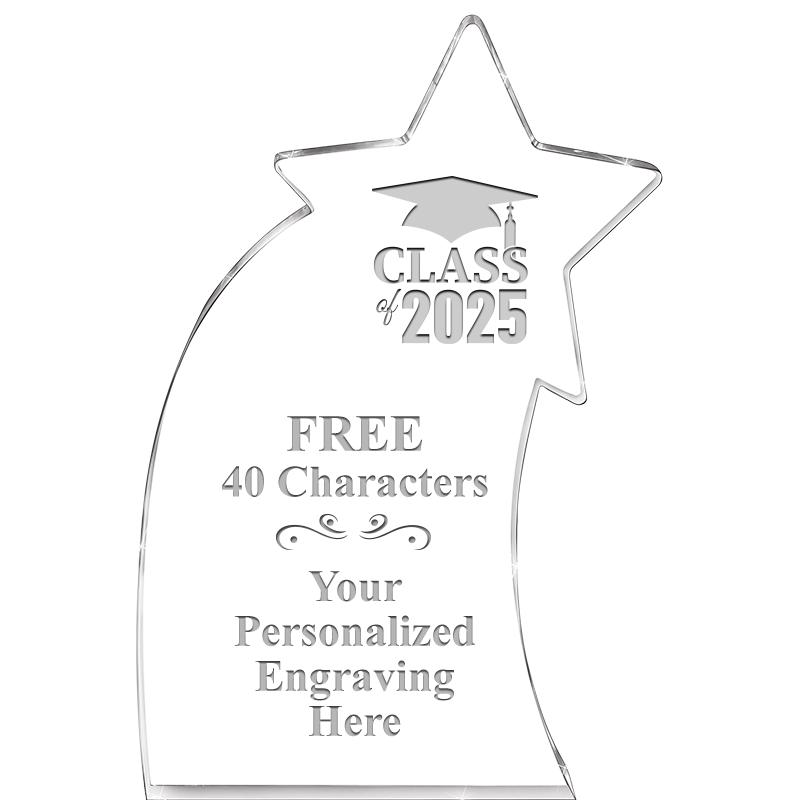 8" SHOOTING STAR ACRYLIC