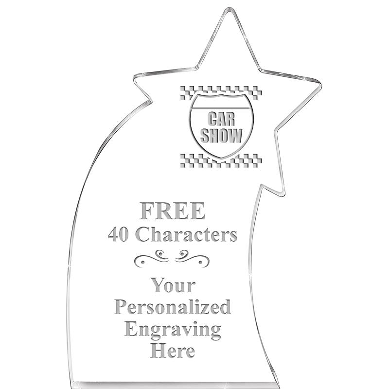 8" SHOOTING STAR ACRYLIC