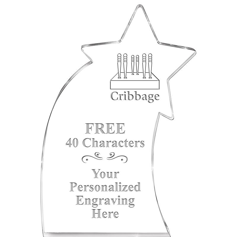 8" SHOOTING STAR ACRYLIC