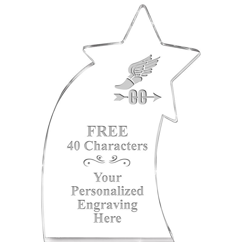 8" SHOOTING STAR ACRYLIC