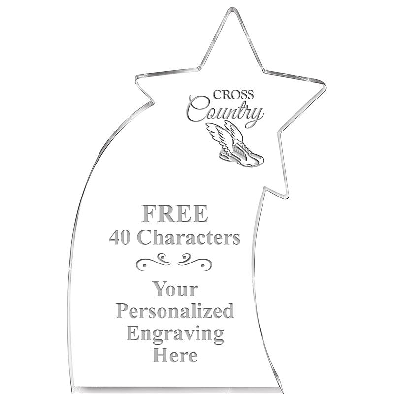 8" SHOOTING STAR ACRYLIC