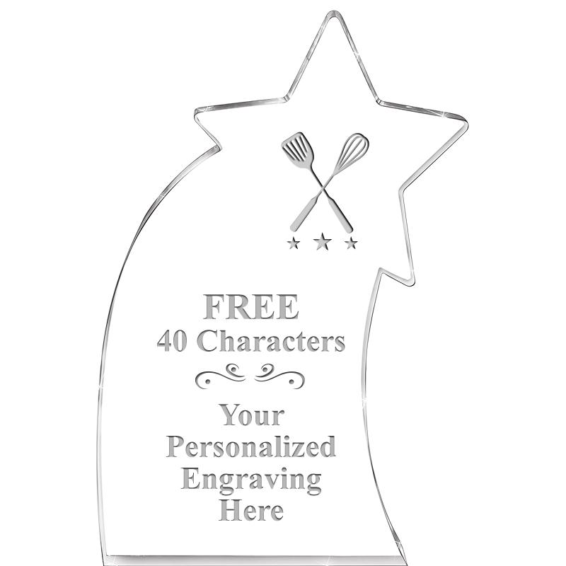 8" SHOOTING STAR ACRYLIC