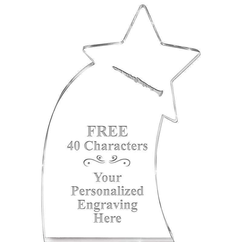 8" SHOOTING STAR ACRYLIC