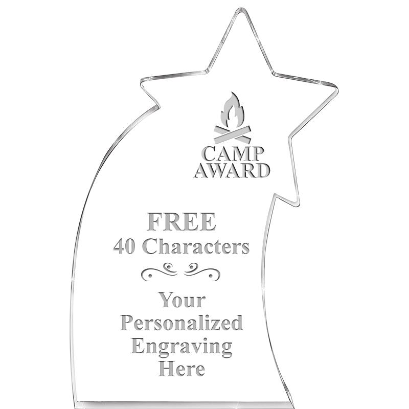 8" SHOOTING STAR ACRYLIC