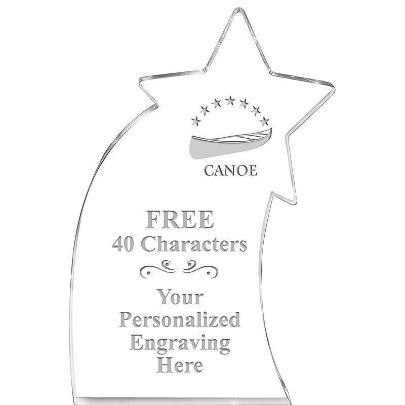 8" SHOOTING STAR ACRYLIC