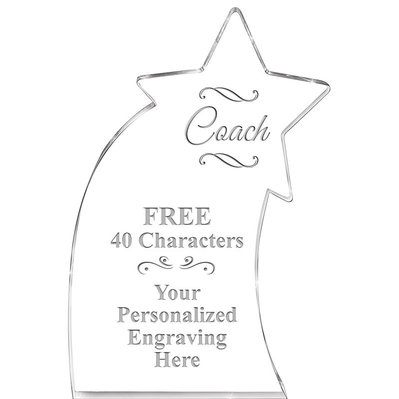 8" SHOOTING STAR ACRYLIC