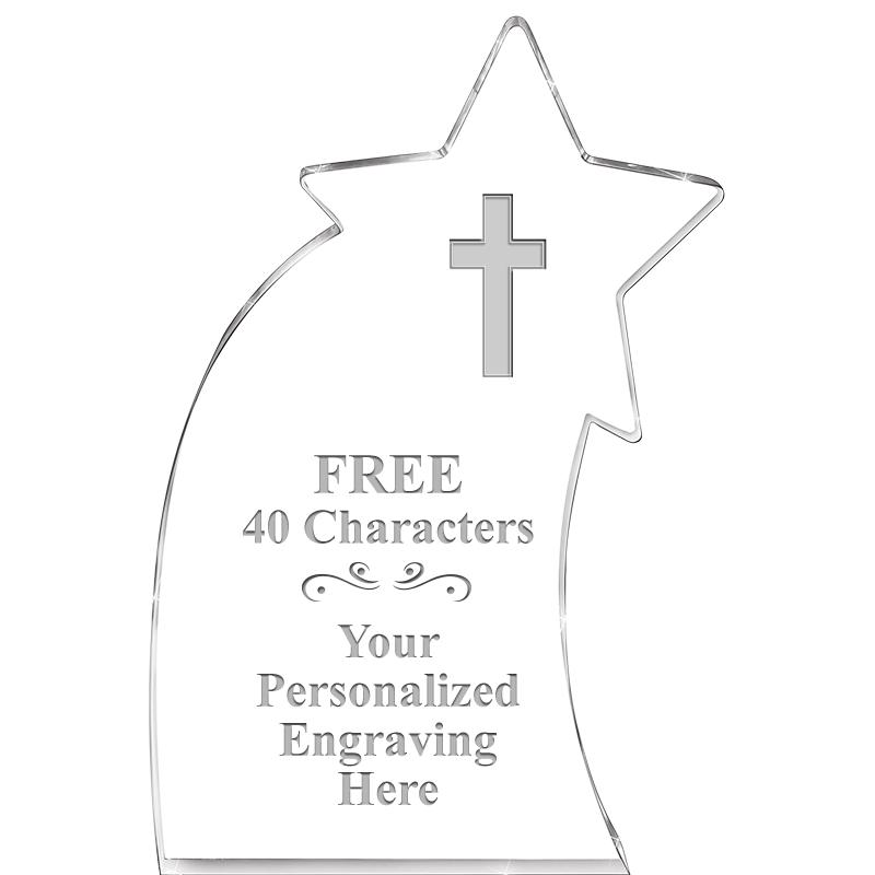 8" SHOOTING STAR ACRYLIC