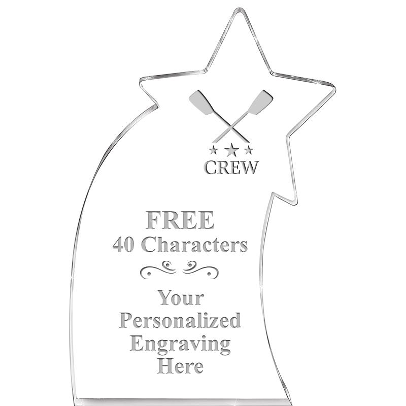 8" SHOOTING STAR ACRYLIC