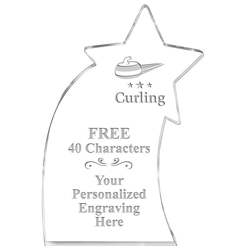 8" SHOOTING STAR ACRYLIC