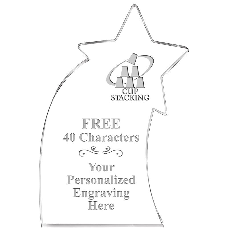 8" SHOOTING STAR ACRYLIC