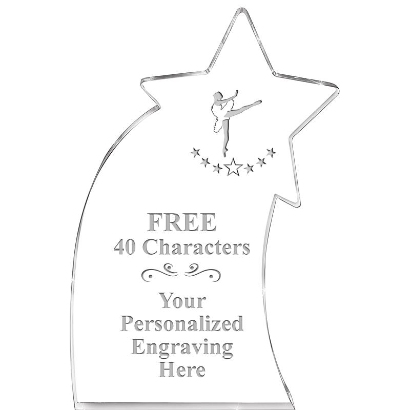 8" SHOOTING STAR ACRYLIC