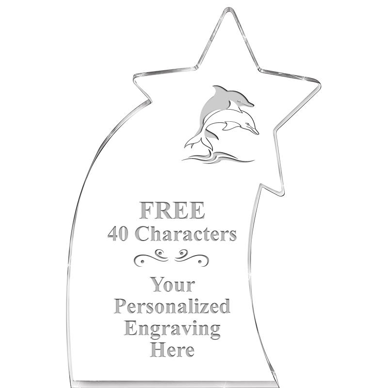 8" SHOOTING STAR ACRYLIC