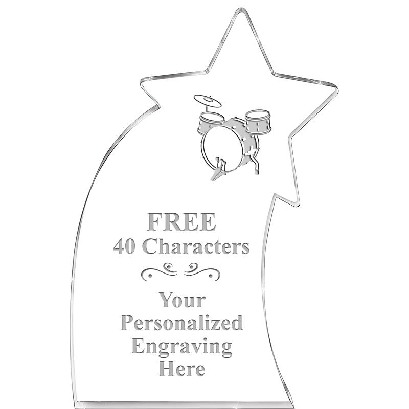 8" SHOOTING STAR ACRYLIC