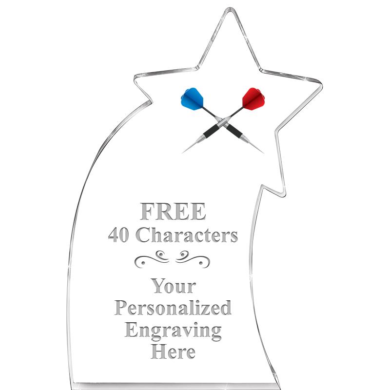 8" SHOOTING STAR ACRYLIC