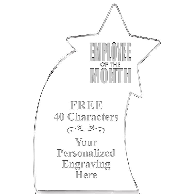 8" SHOOTING STAR ACRYLIC