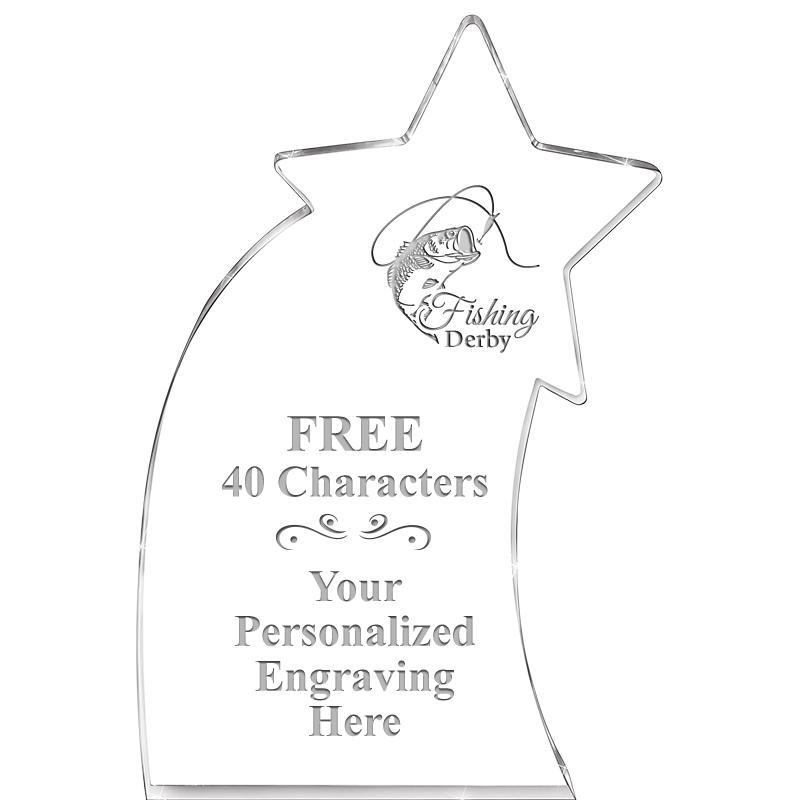 8" SHOOTING STAR ACRYLIC