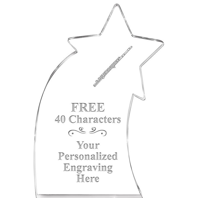 8" SHOOTING STAR ACRYLIC